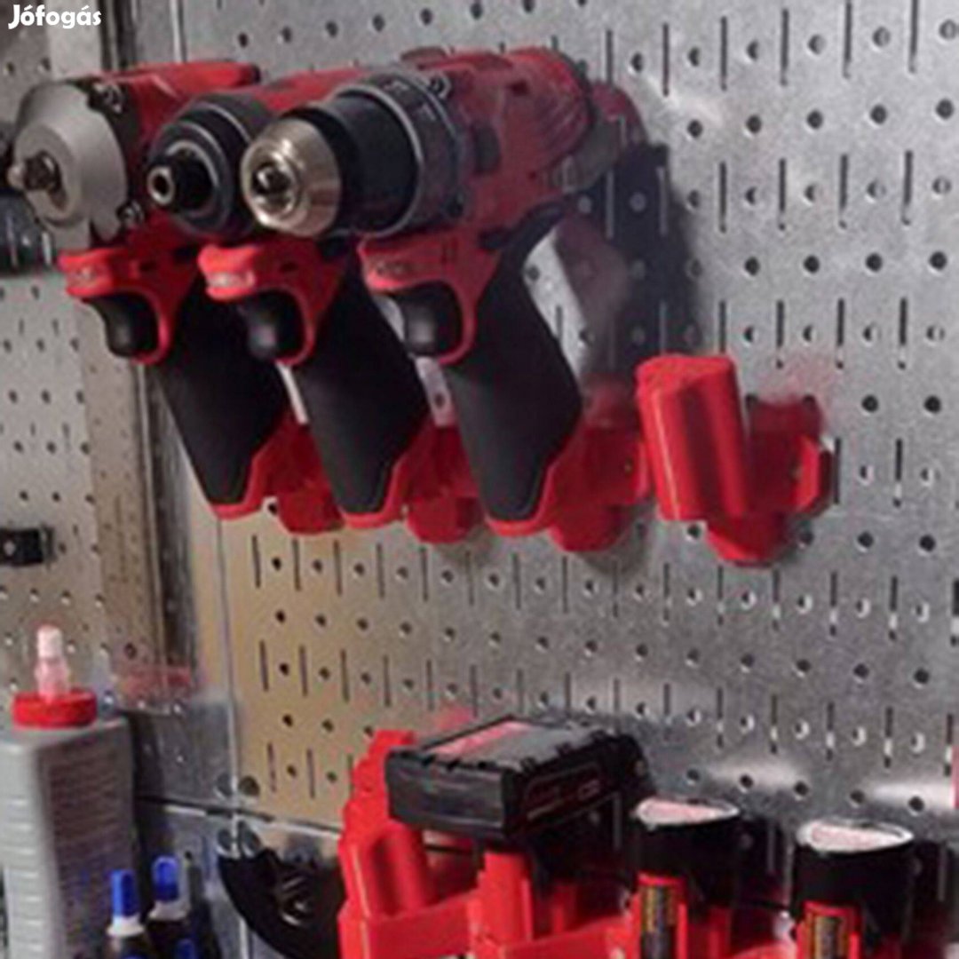 Milwaukee M12 12V akkumulátoros gépekhez fali tartó konzol
