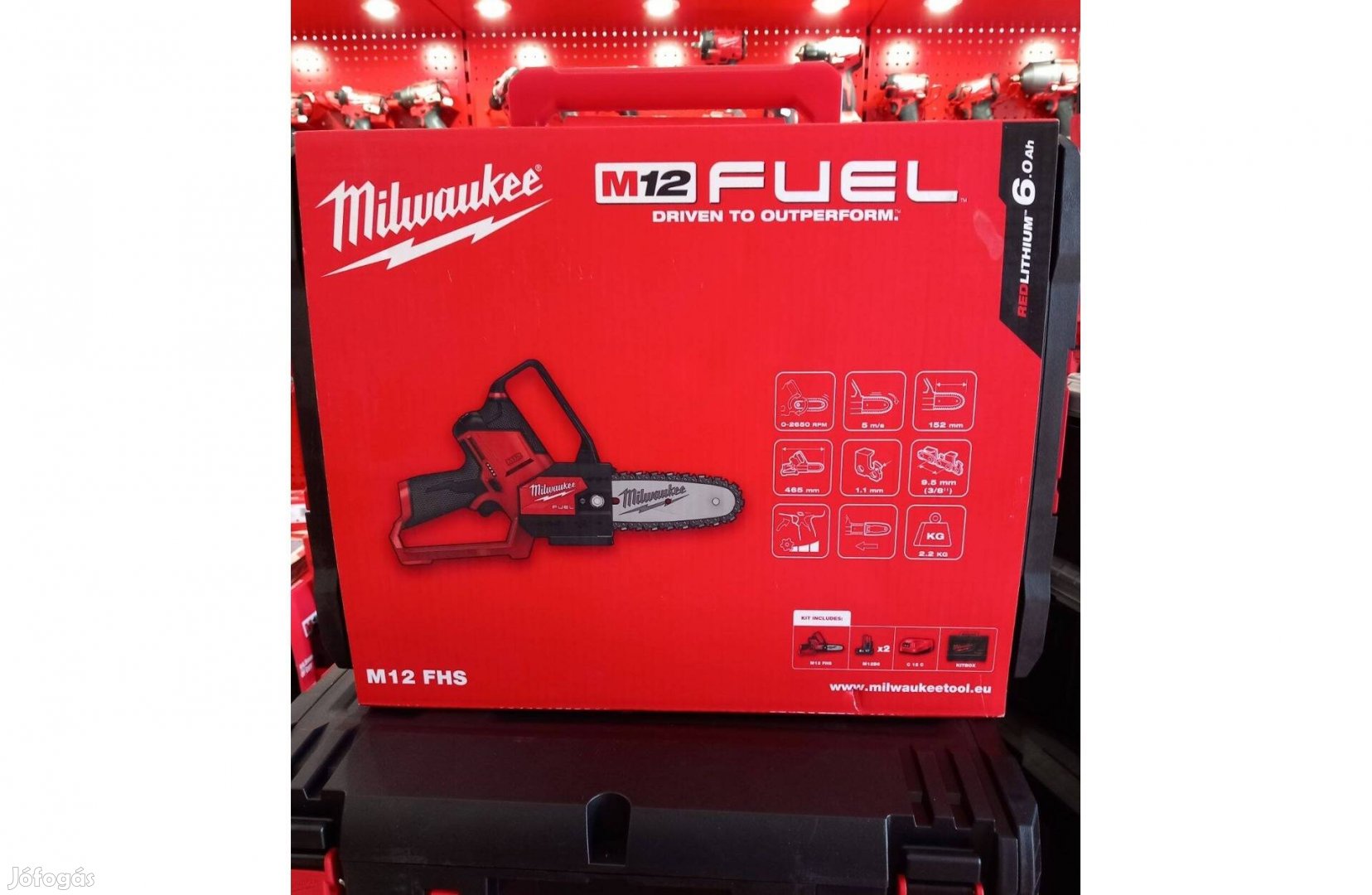 Milwaukee M12 Fhs602-X kézi láncfűrész szett