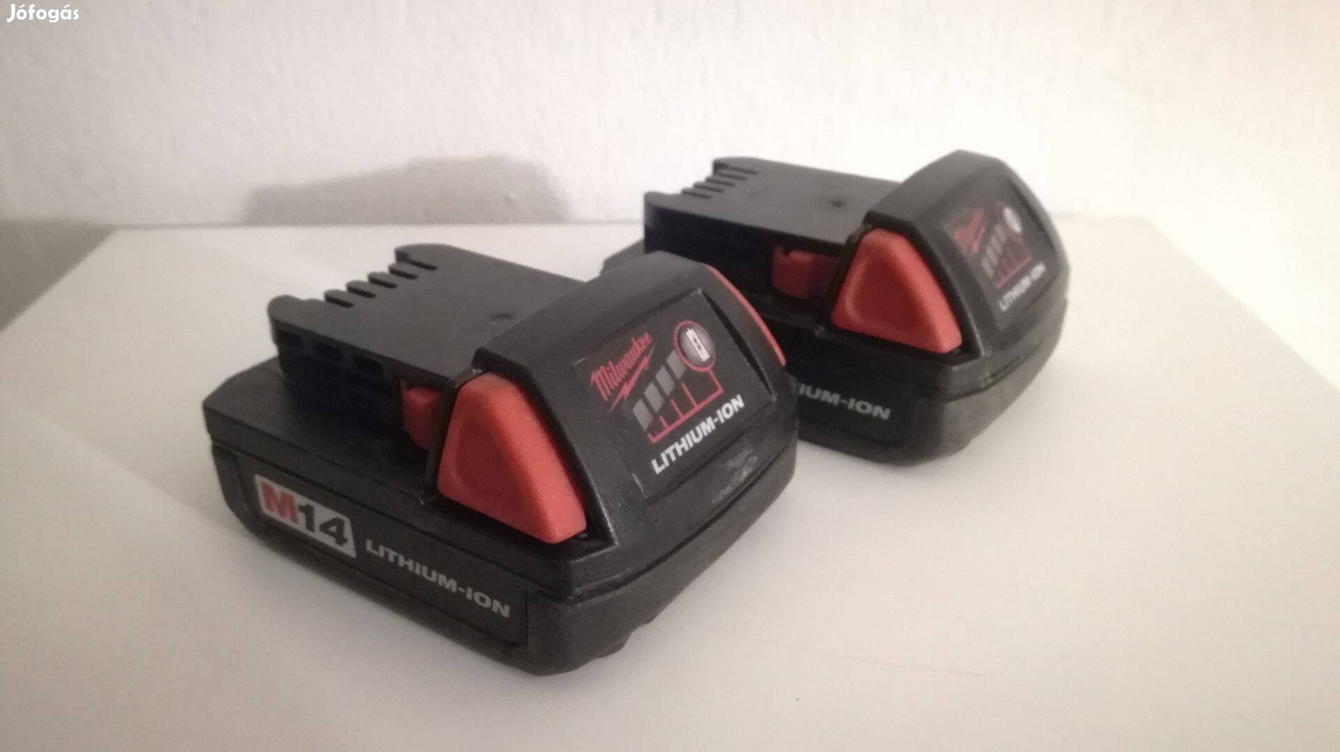 Milwaukee M14 behajtó akkumulátor 2db