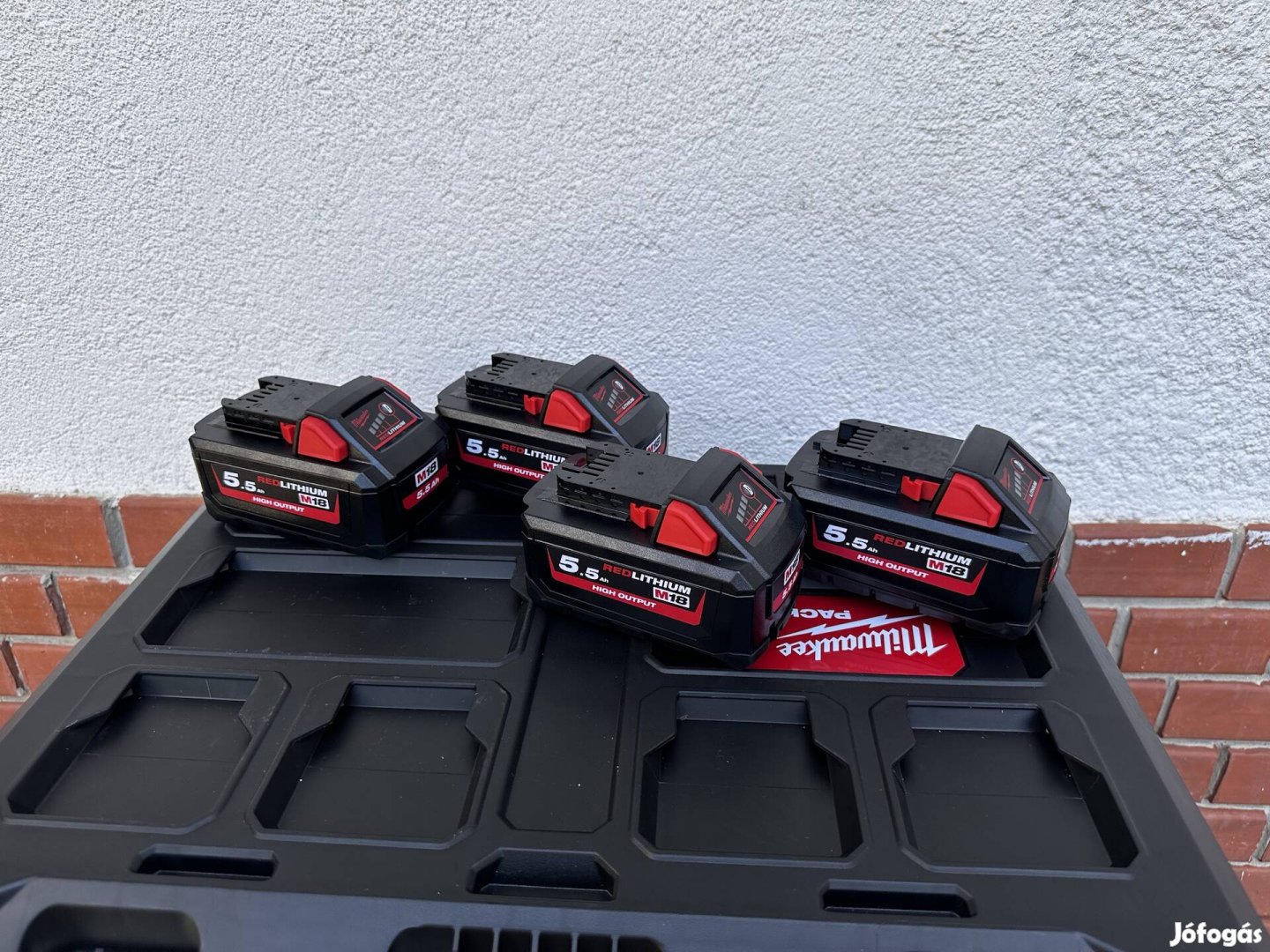 Milwaukee M18 4db 5.5Ah High Output HB5.5 akkumulátor csomag 