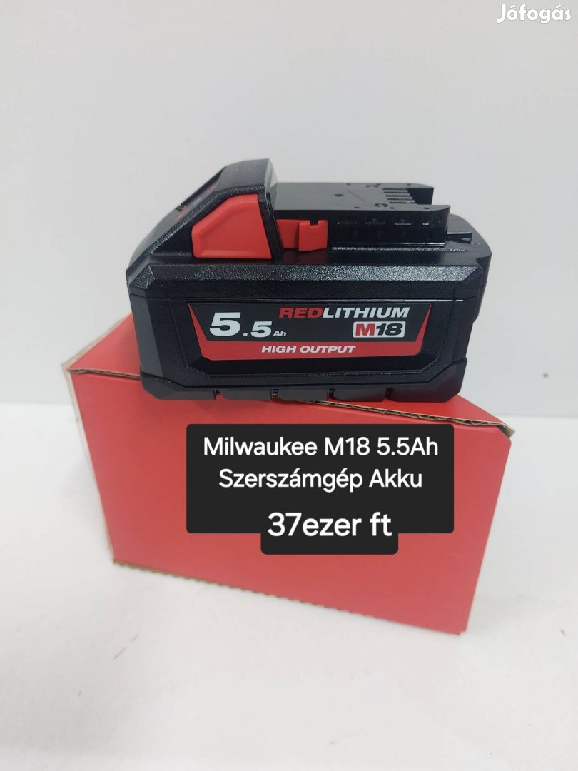 Milwaukee M18 5.5 Akku Eredeti Új!!!