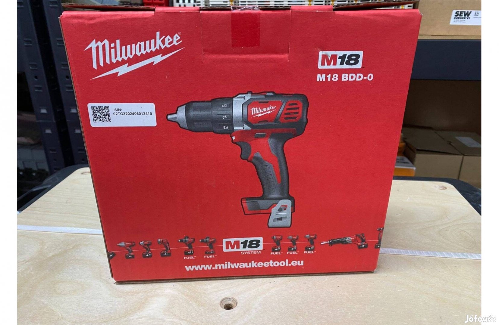 Milwaukee M18 Bdd-0 Akkus fúró-csavarbehajtó (18V)