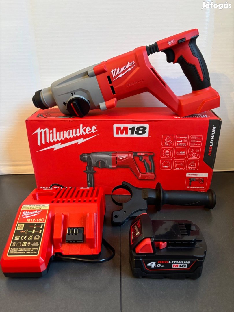 Milwaukee M18 Blhacd26 Akkus fúró-vésőkalapács szett