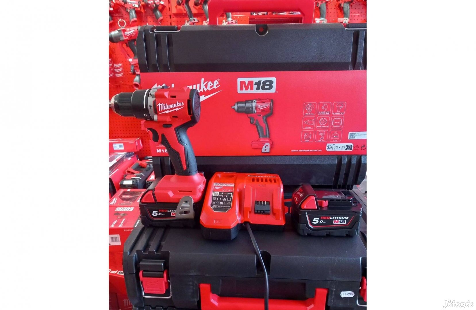 Milwaukee M18 Blpdrc-502X ütvefúró csavarozó szett