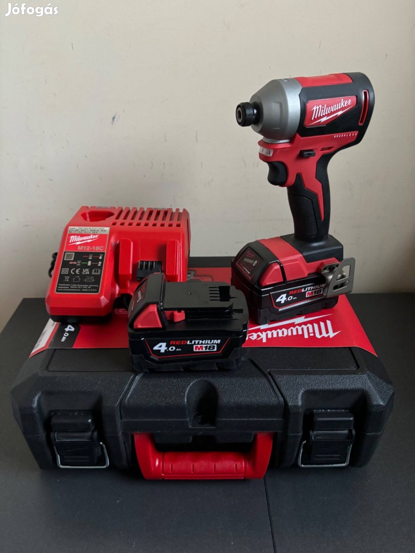 Milwaukee M18 Cblid-402C Akkus ütvecsavarozó szett