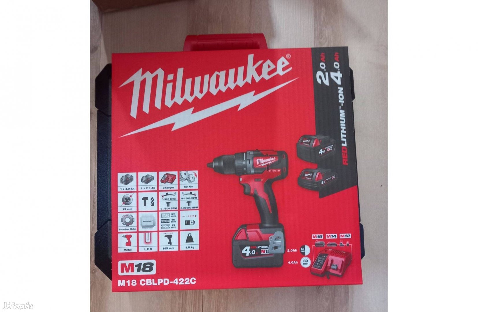 Milwaukee M18 Cblpd-422C ütvefúró csavarozó szett