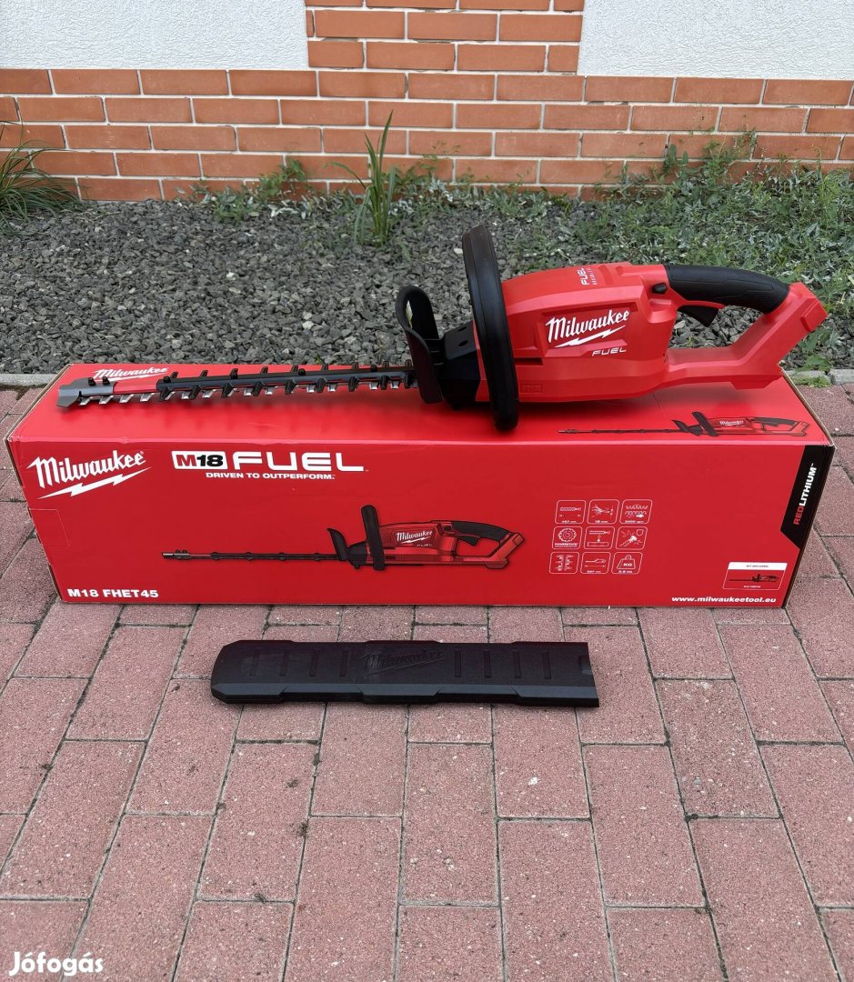 Milwaukee M18 Fhet45-0 Akkus sövényvágó 