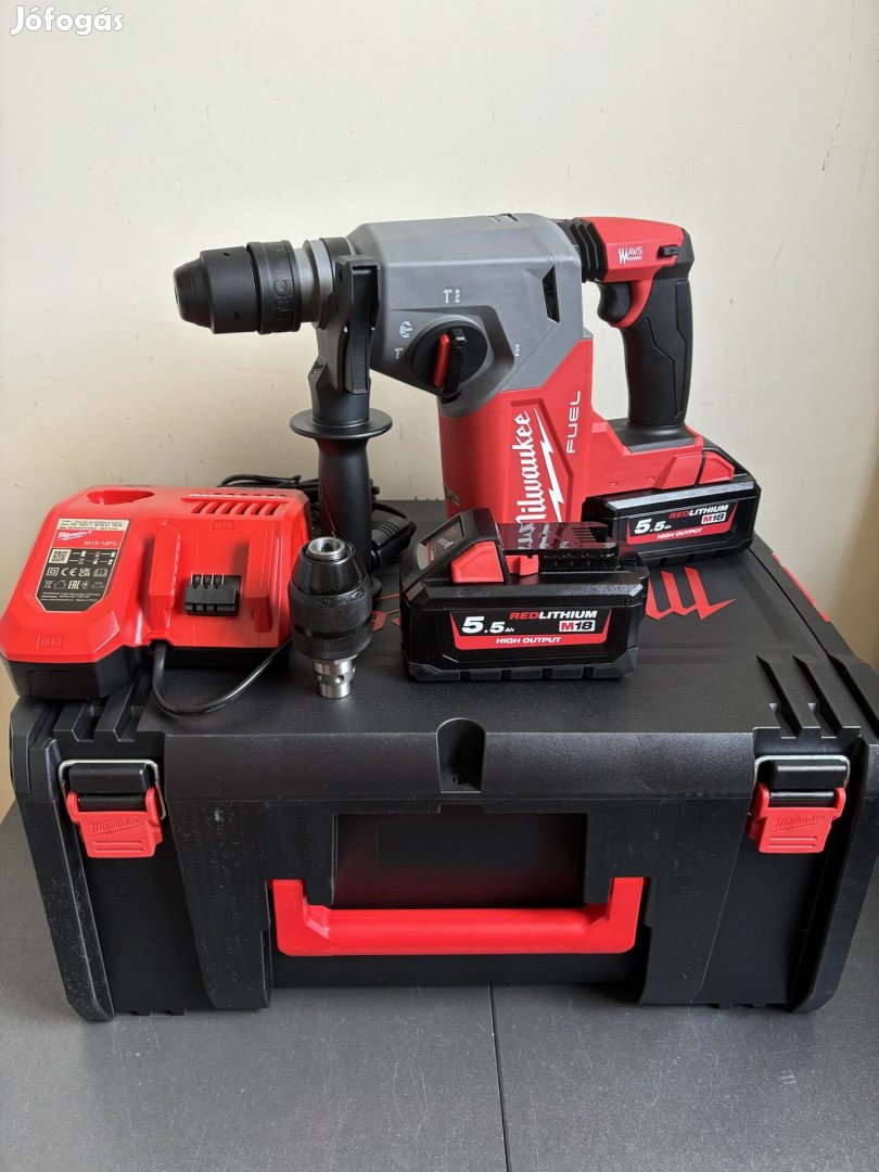 Milwaukee M18 Fhx-552X Akkus fúró-vésőkalapács szett