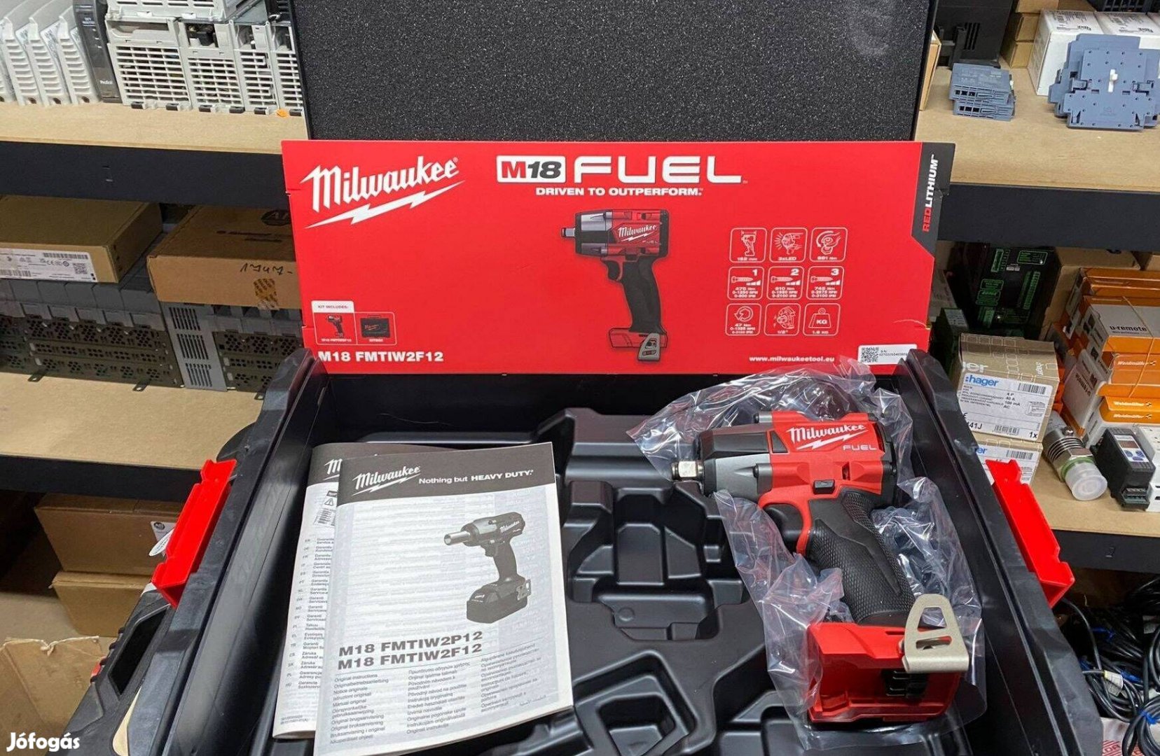 Milwaukee M18 Fmtiw2F12-0X Akkus ütvecsavarozó HD kofferben881nm, 1/2"