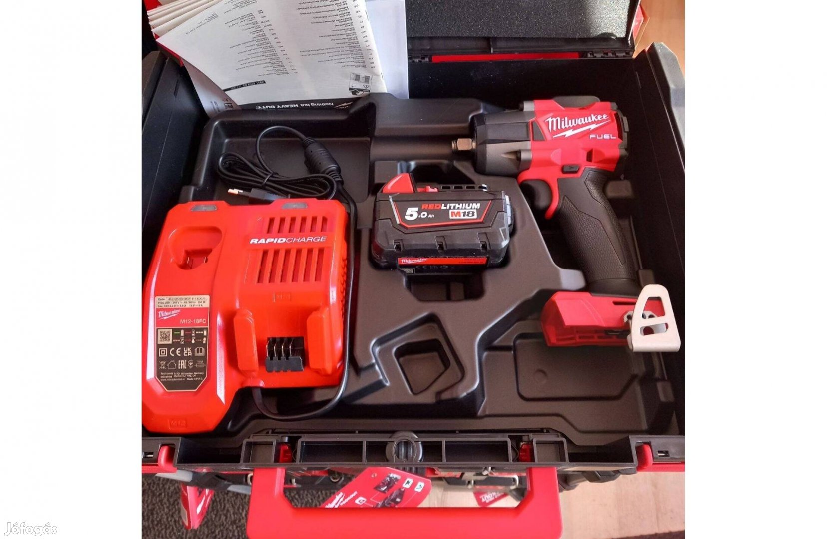 Milwaukee M18 Fmtiw2F12-501X ütvecsavarozó készlet