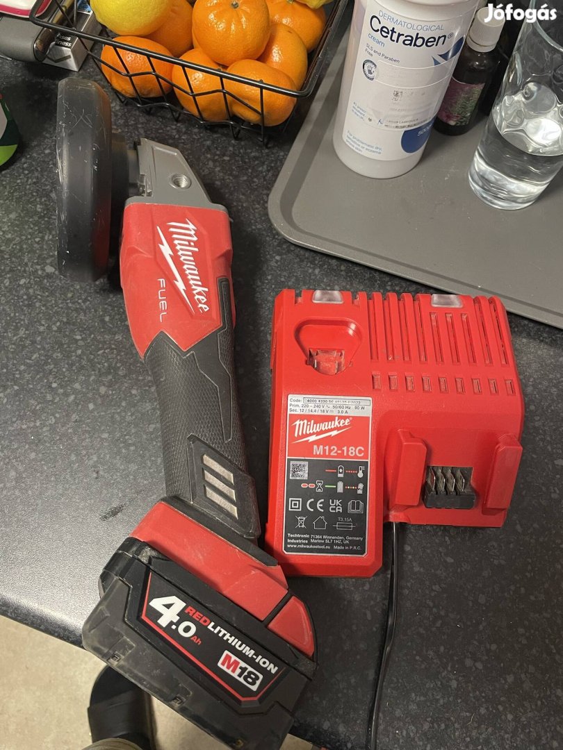 Milwaukee M18 Fsag115 akkus sarokcsiszoló eladó