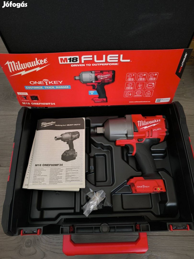 Milwaukee M18 Onefhiwf34-0X akkus nagy nyomatékú ütvecsavarzó