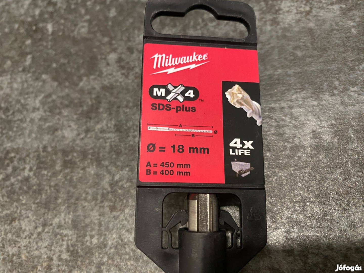 Milwaukee Mx4 SDS+ / SDS-Plus 4 élű fúrószár 18x400 /450