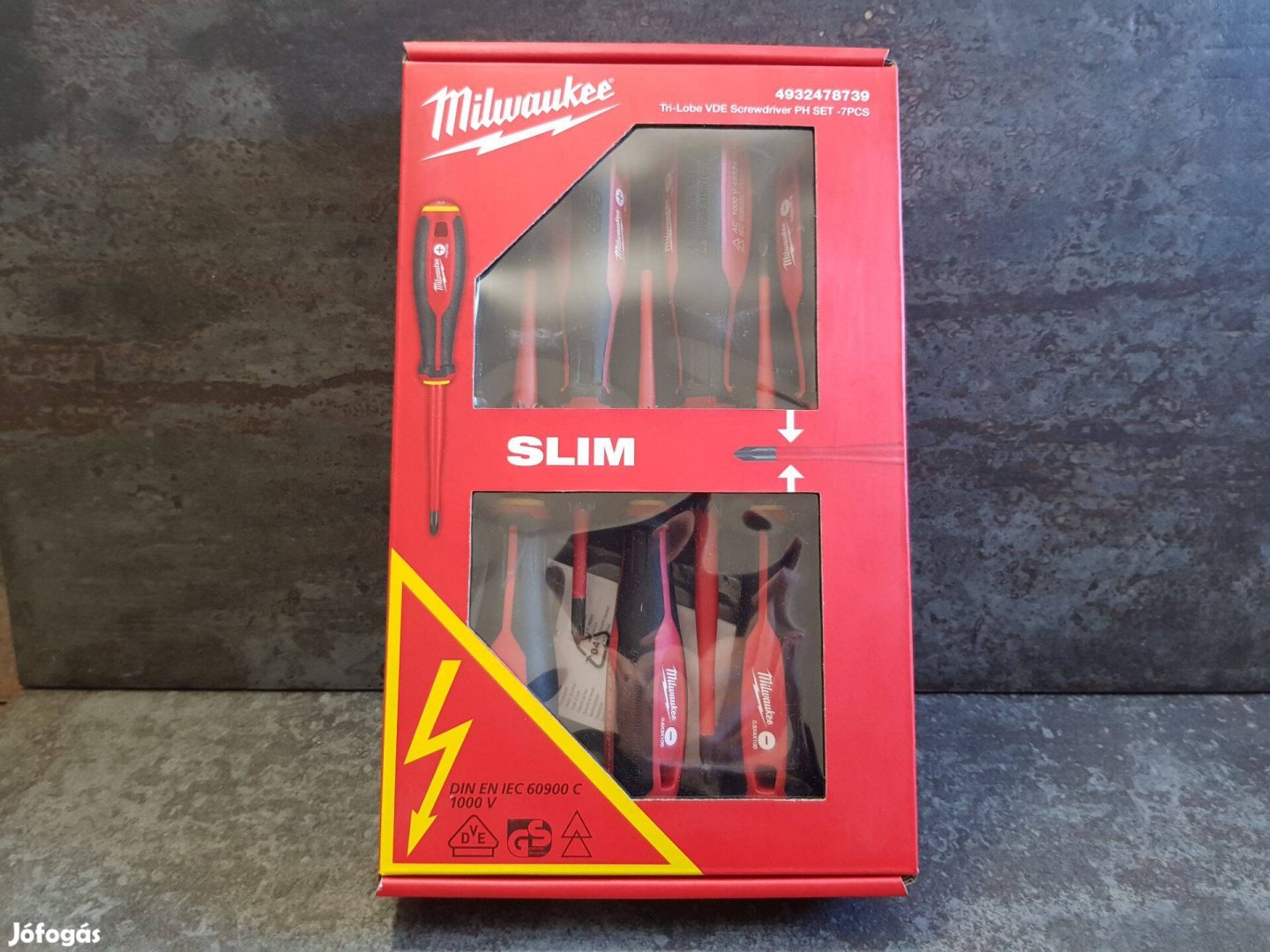 Milwaukee VDE Slim 7 részes Szigetelt csavarhúzó készlet SL/PH