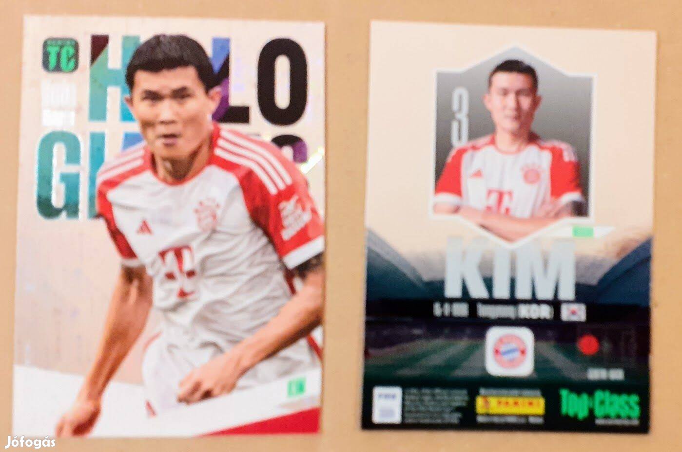 Min-jae Kim Bayern München Holo Giants focis kártya Top Class 2024