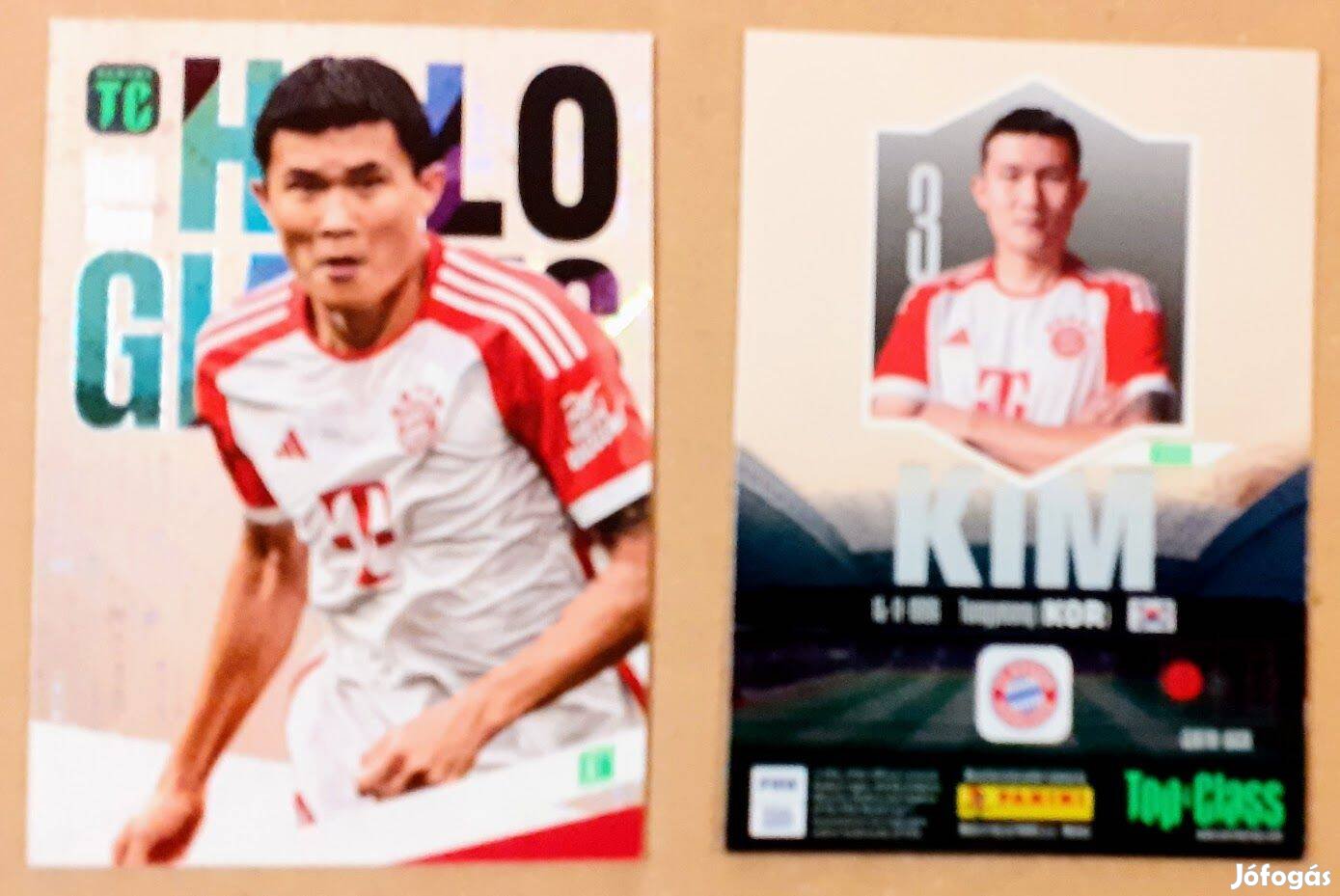 Min-jae Kim Bayern München Holo Giants focis kártya Top Class 2024