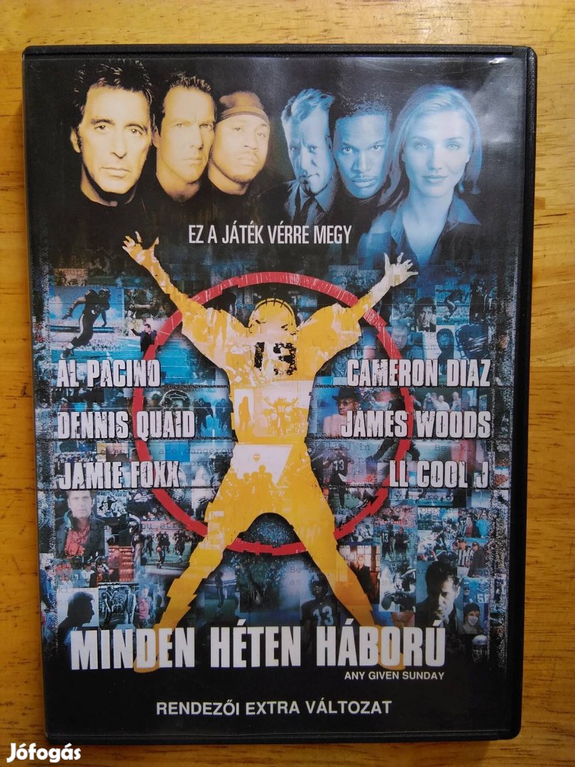 Minden héten háború dvd Al Pacino Szinkronizált változat 