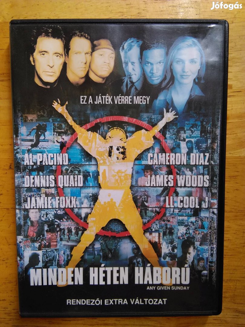 Minden héten háború dvd Al Pacino Szinkronizált változat