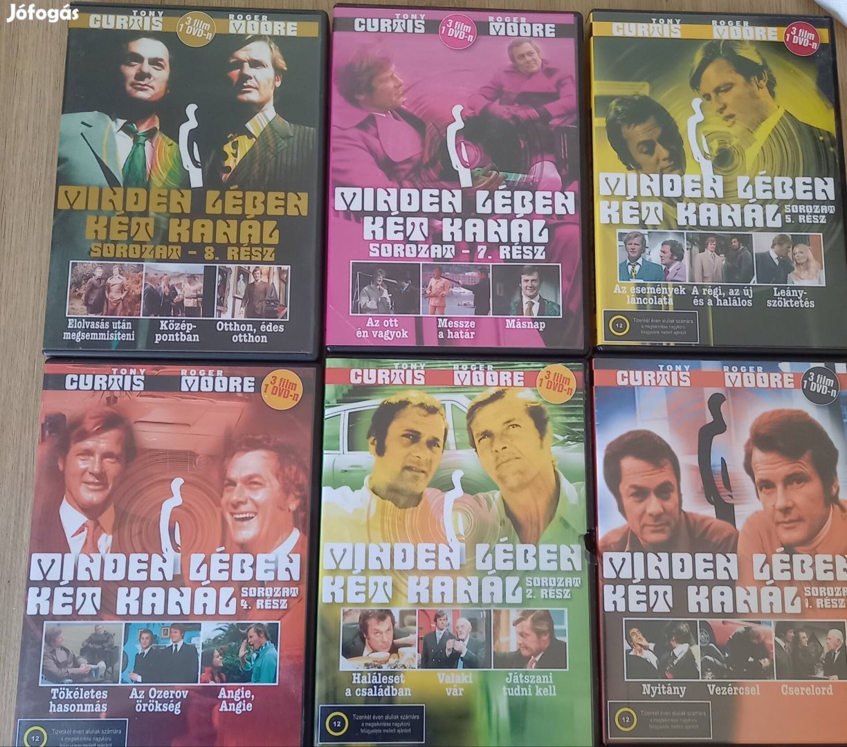 Minden lében két kanál - krimi dvd- Roger Moore