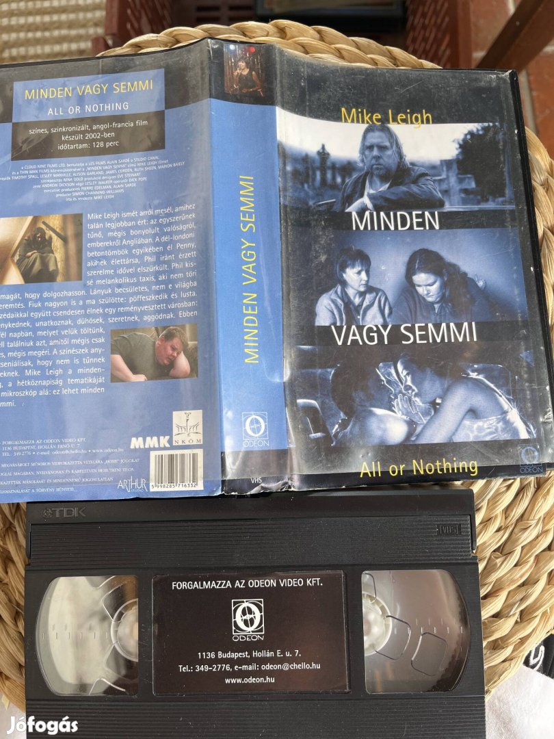 Minden vagy semmi vhs