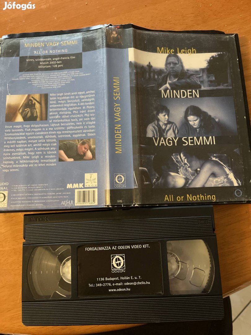 Minden vagy semmi vhs