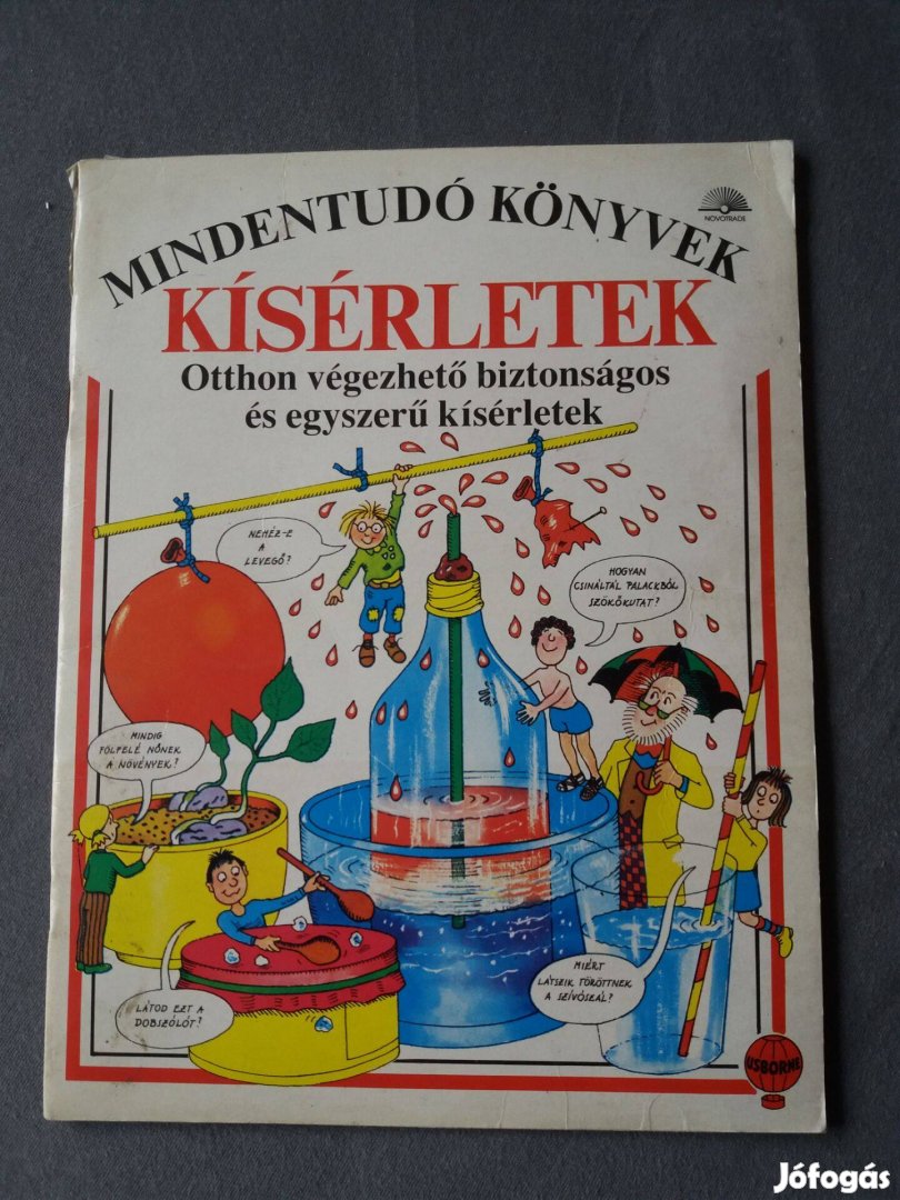 Mindentudó könyvek, kísérletek