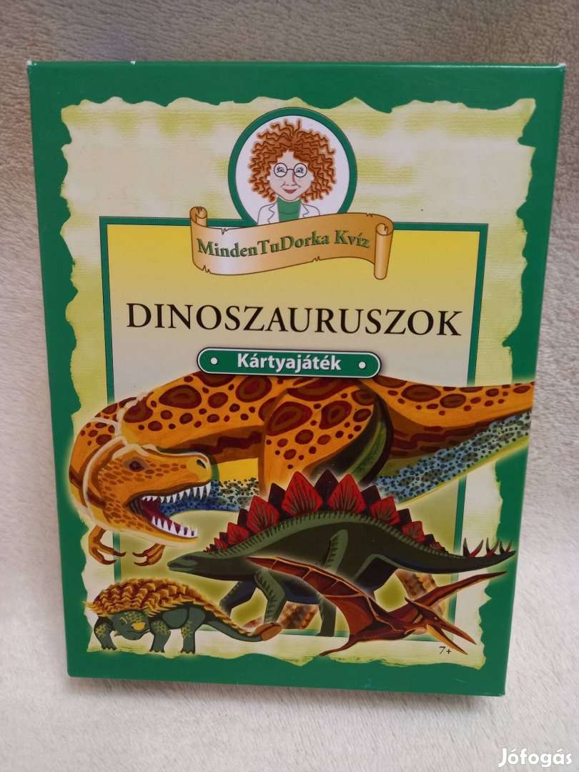 Minderntudorka kvíz Dinoszauruszok kártyajáték