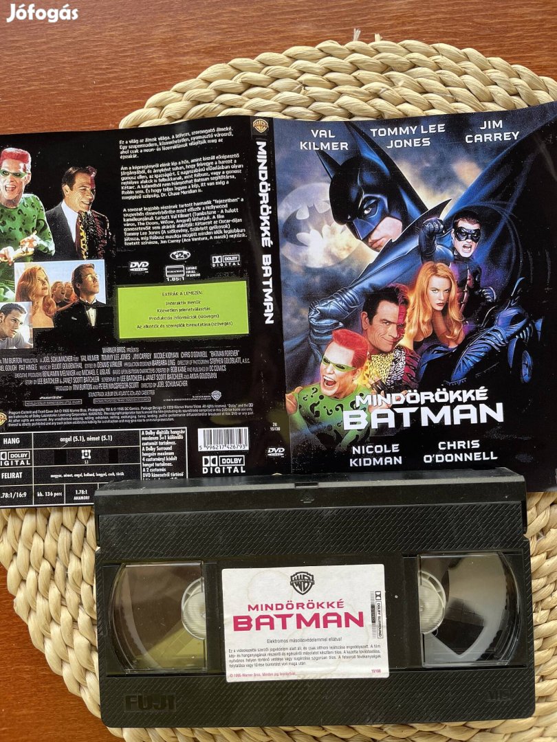 Mindörökké Batman vhs