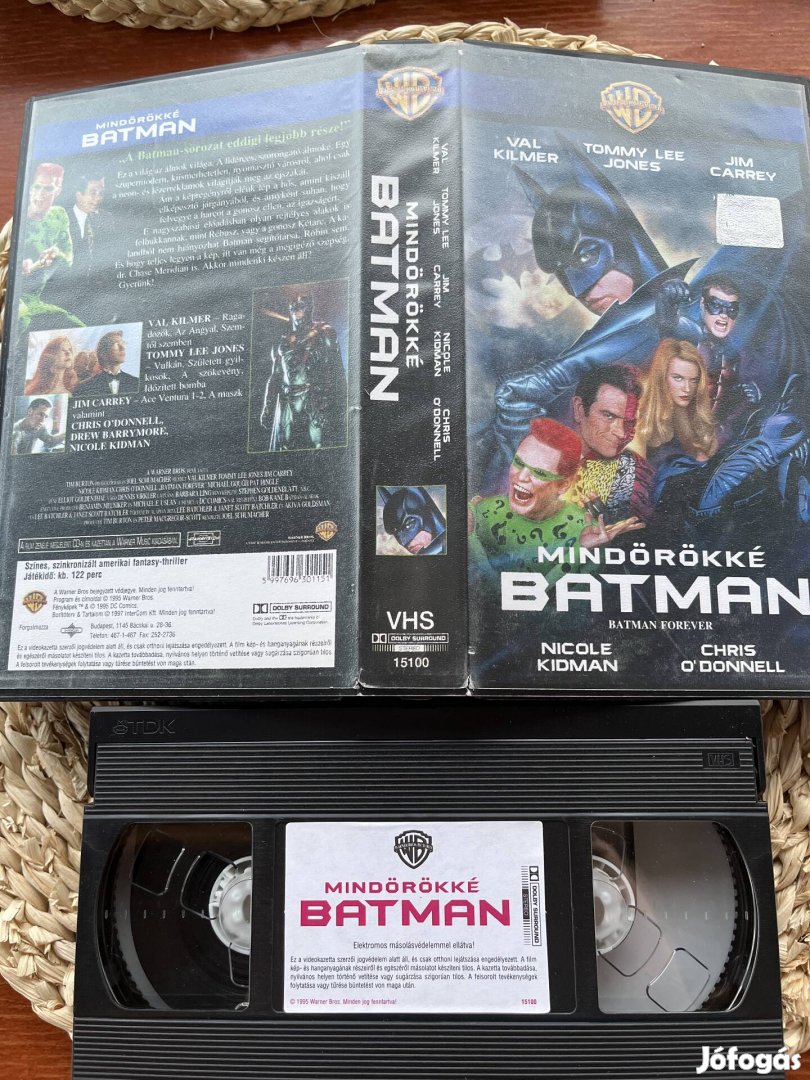 Mindörökké batman vhs