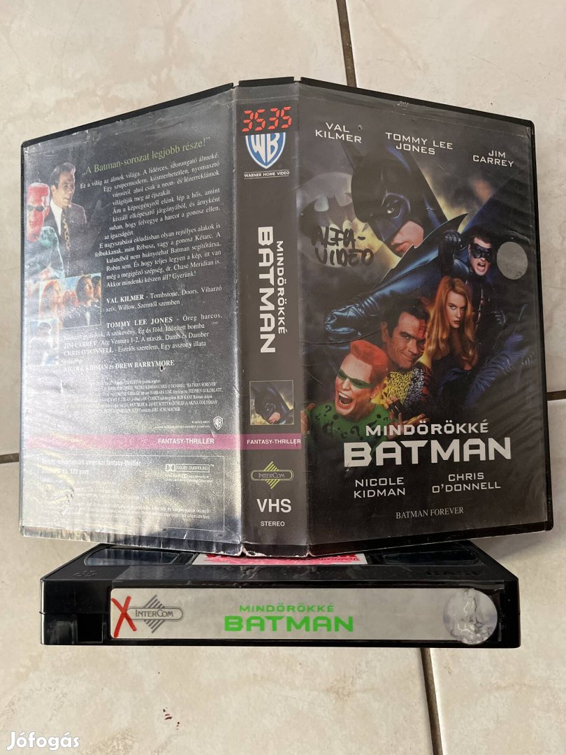 Mindörökké batman vhs 