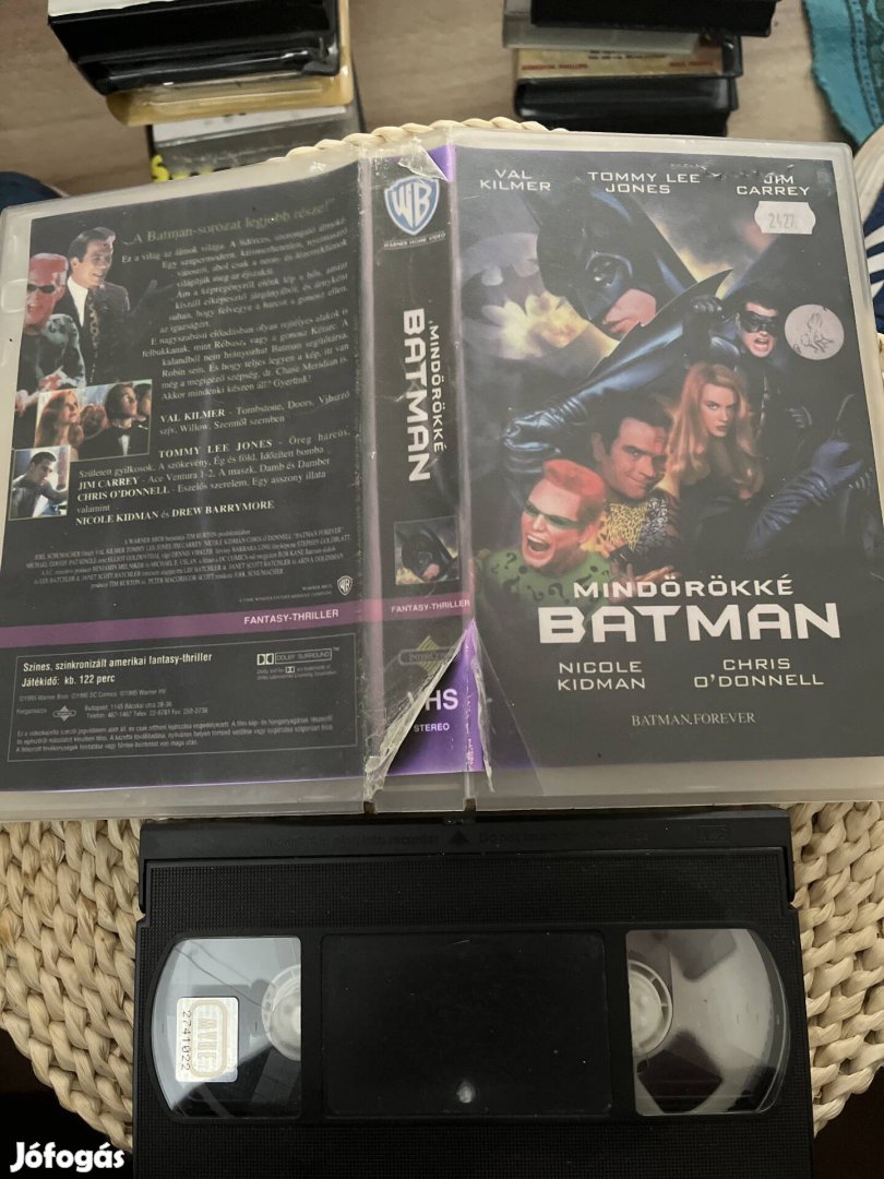 Mindörökké batman vhs m