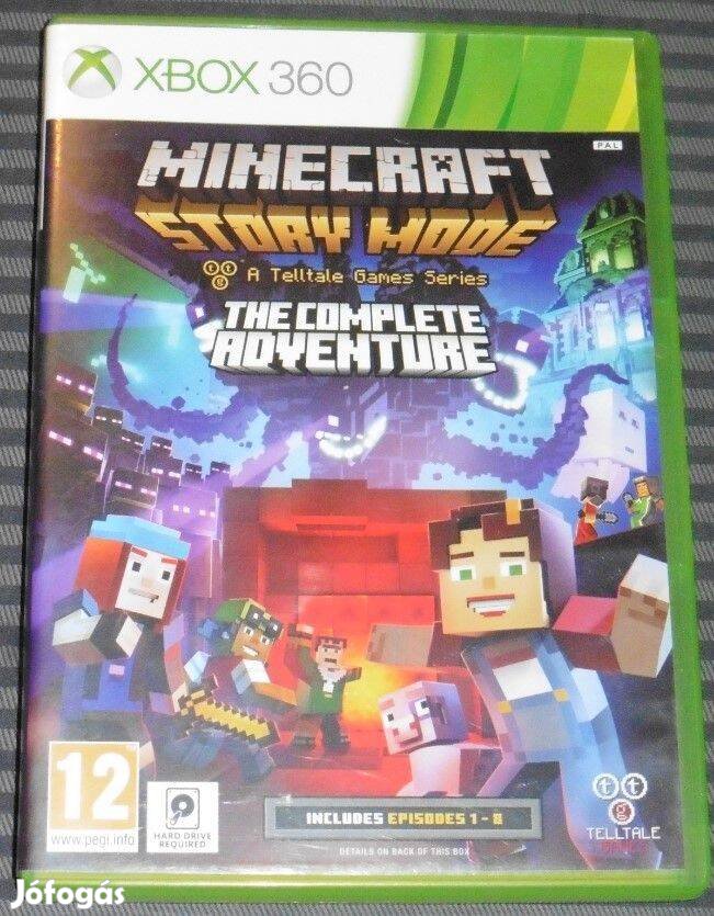 Minecraft 2. Story Mode Complete Adventure Gyári Xbox 360 Játék