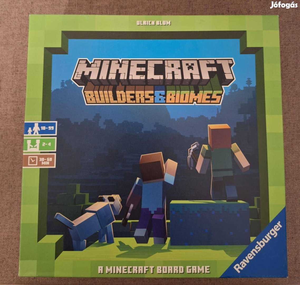 Minecraft Builders Biomes társasjáték