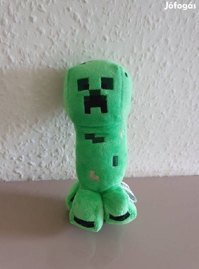 Minecraft Creeper plüss 20cm Új készletről számlával