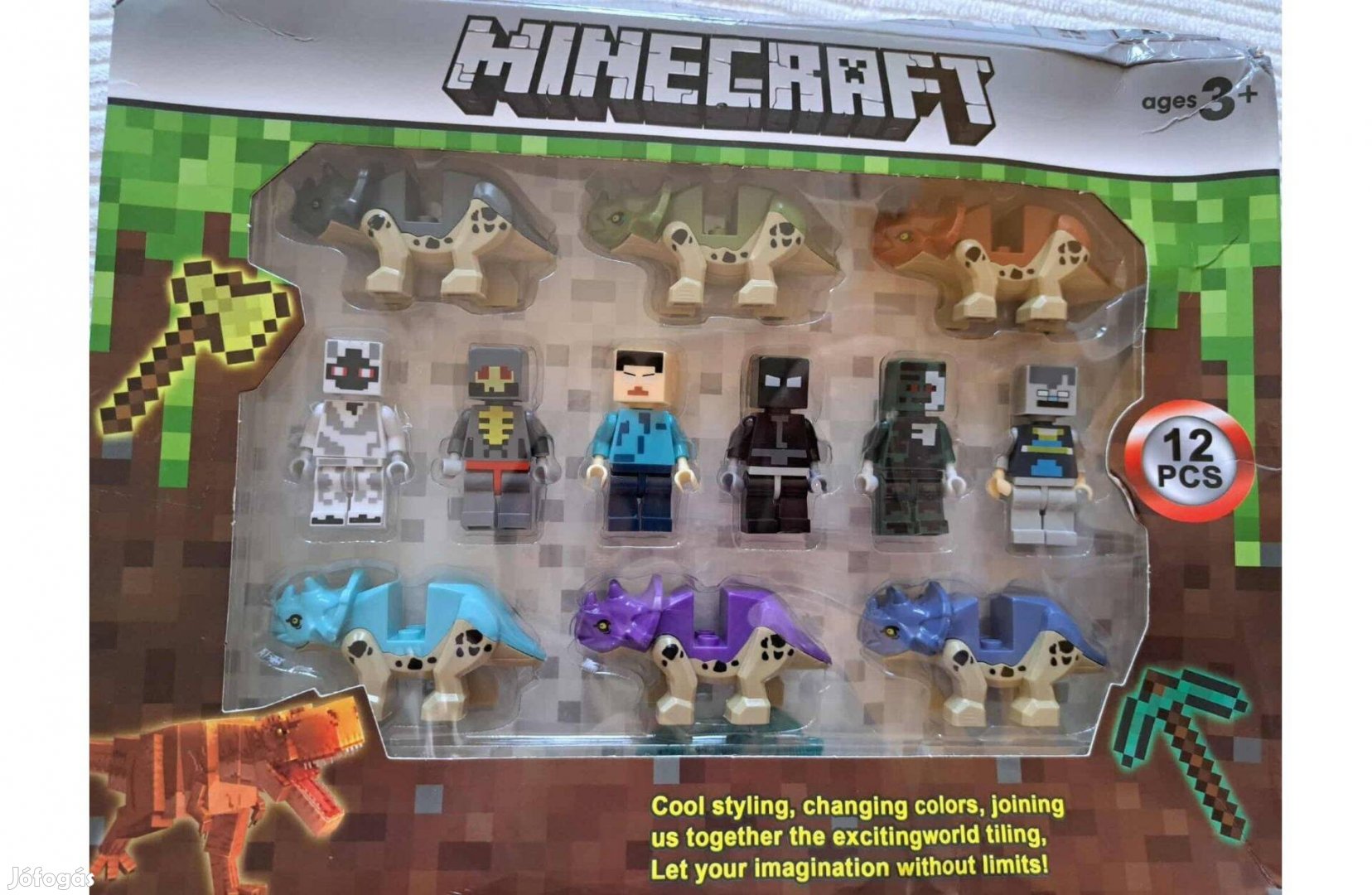 Minecraft/Dinós építhető játék készlet