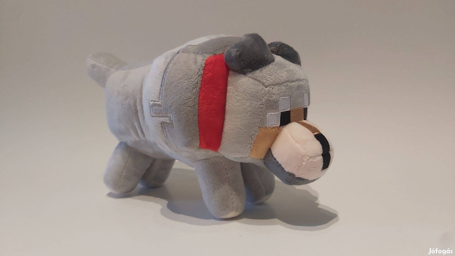 Minecraft Kutya Farkas plüss 32 cm Új nagy méret Készletről