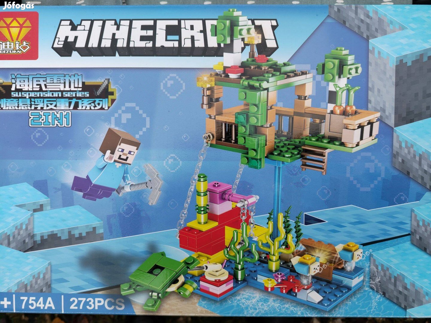 Minecraft LEGO kompatibilis Tengeri kincs + Ajándék karácsonyi tasak