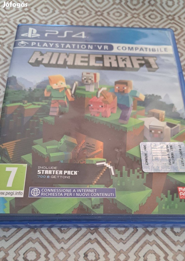 Minecraft PS4 VR kompatibilis