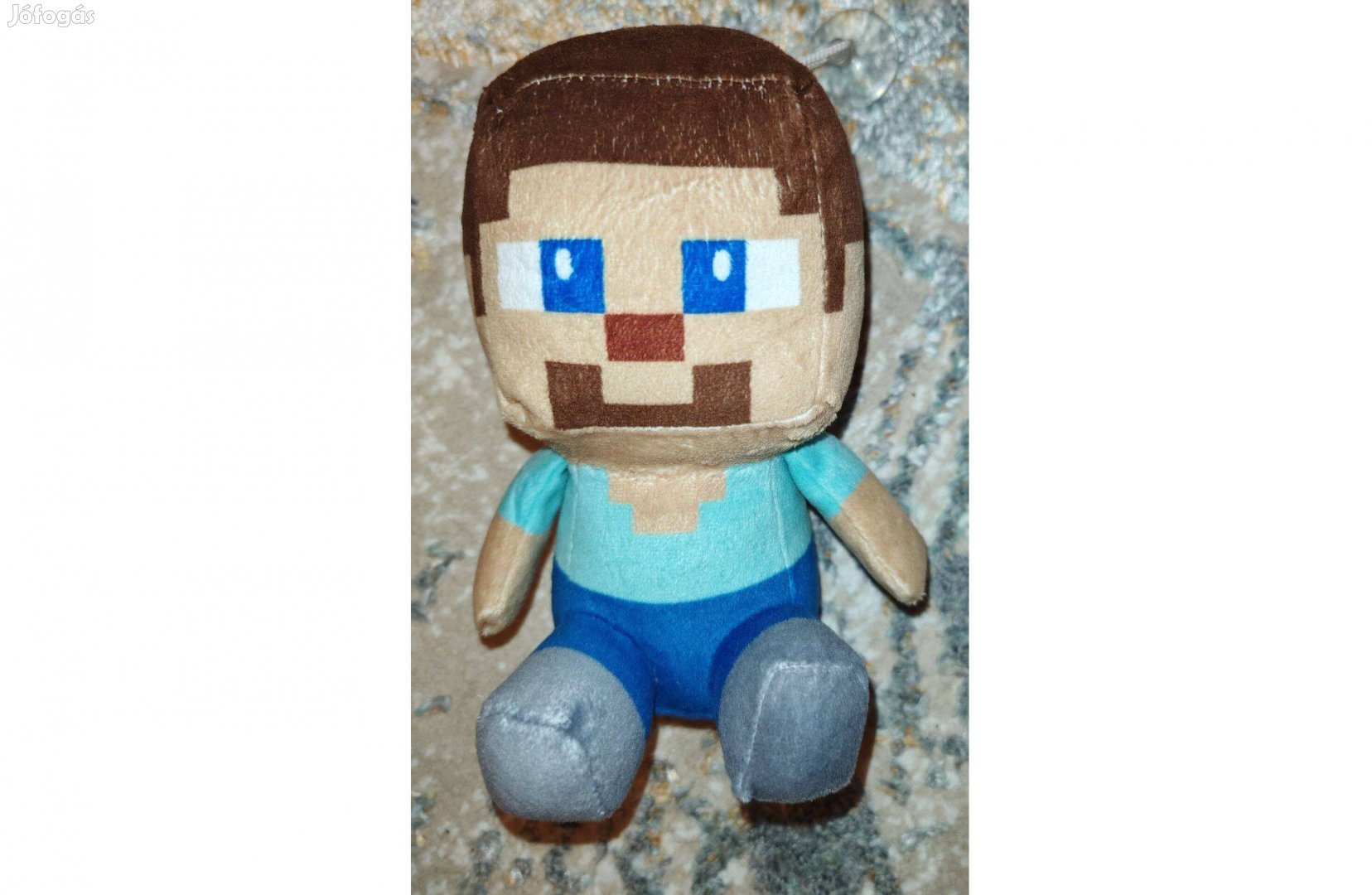 Minecraft Steve ablakdísz plüss tapadó koronggal