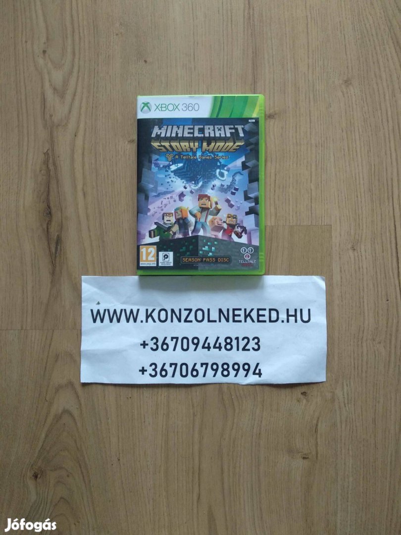 Minecraft Story Mode eredeti Xbox 360 játék