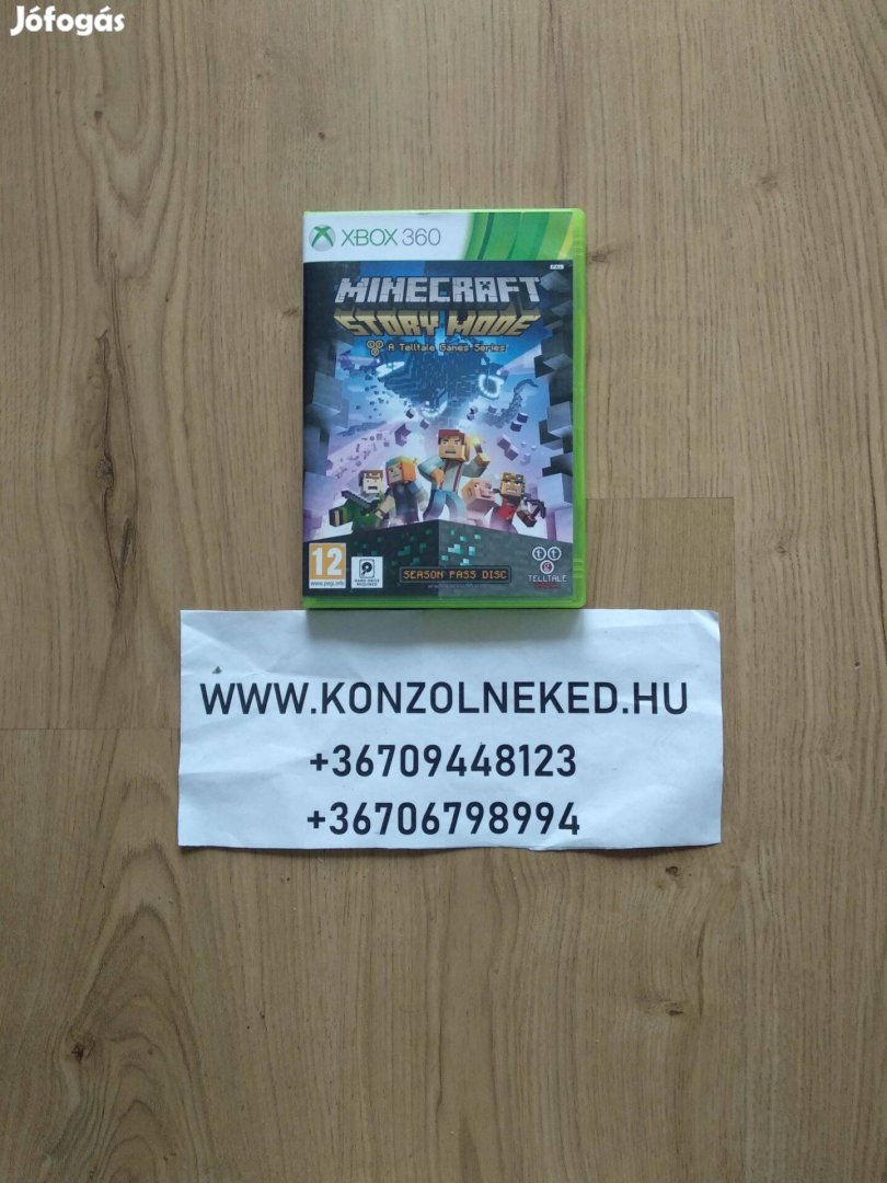 Minecraft Story Mode eredeti Xbox 360 játék
