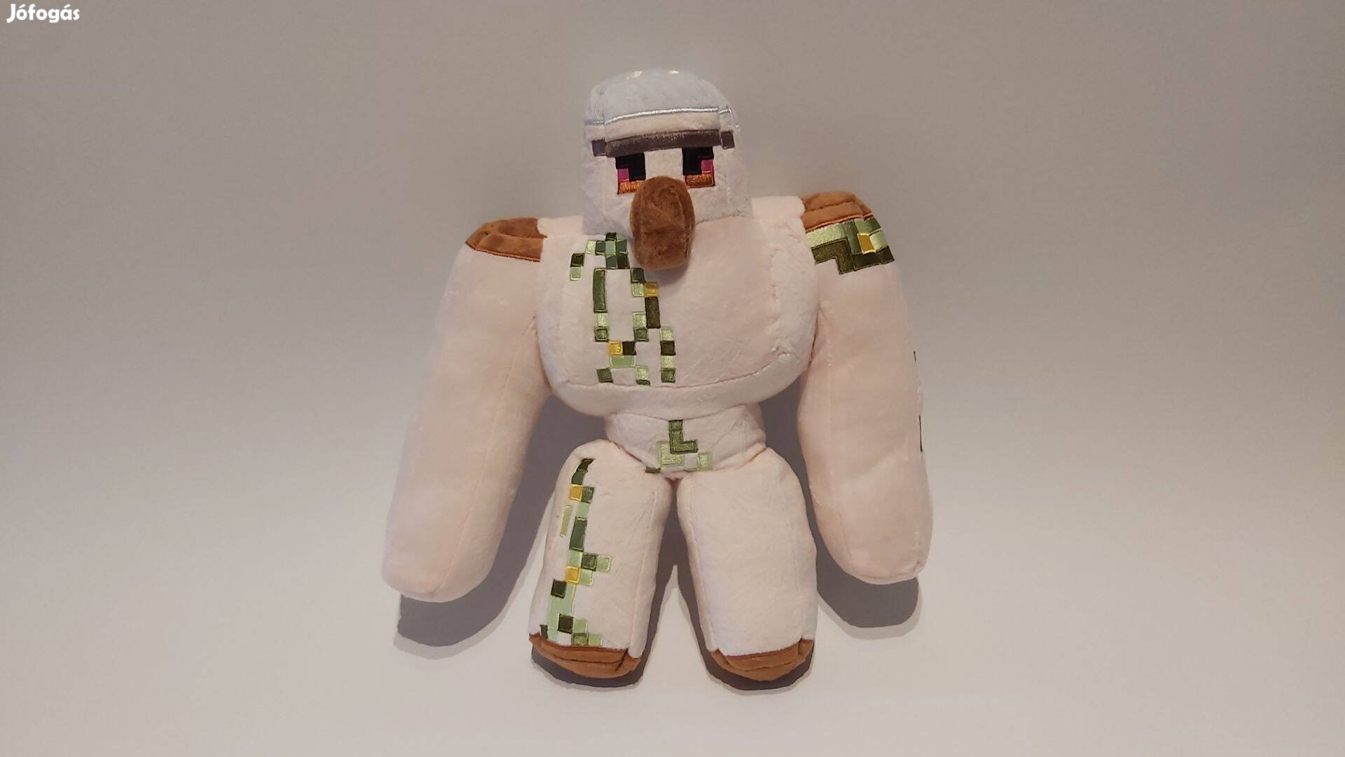 Minecraft Vasgólem plüss 33 cm Új számlával gólem készletről