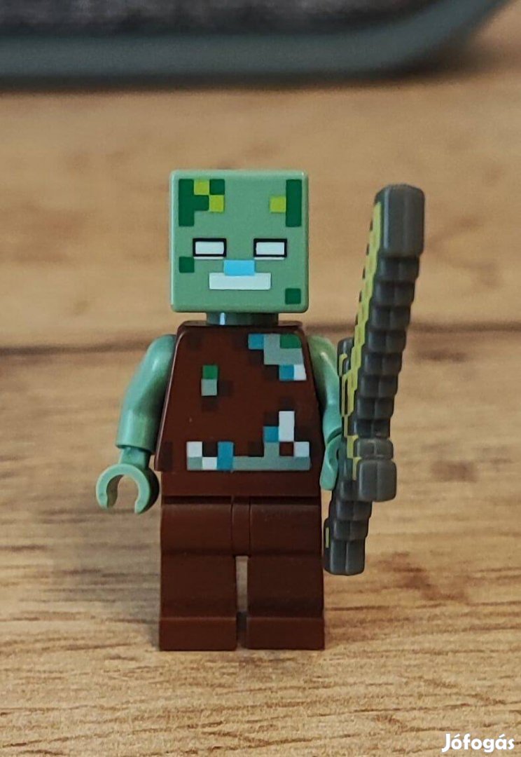 Minecraft Vízi zombi lego figura