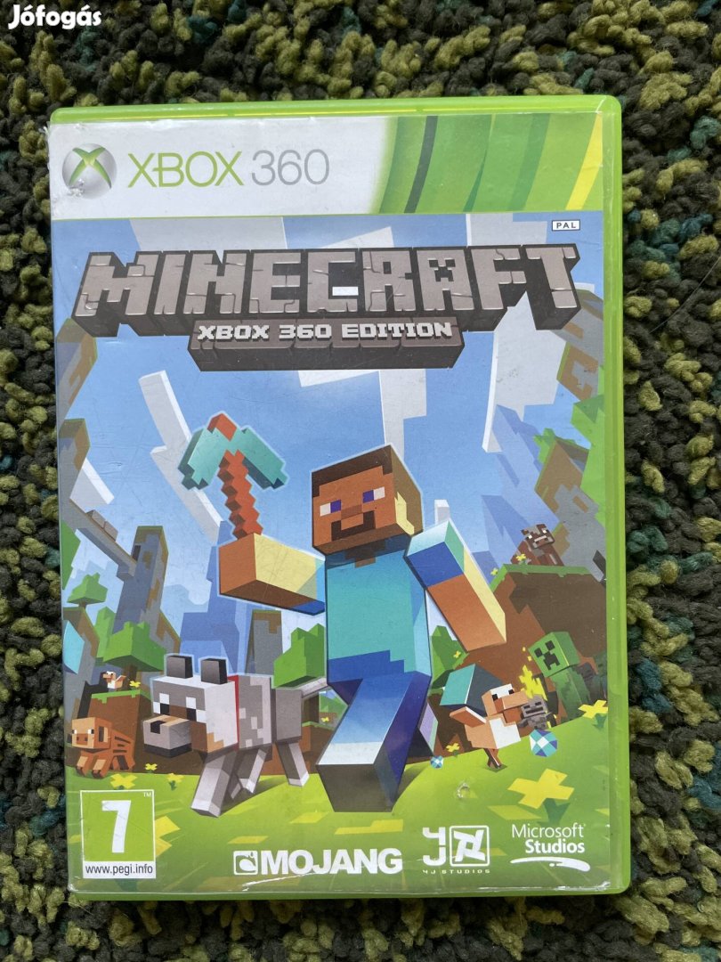 Minecraft Xbox 360 jatek, hasznalt