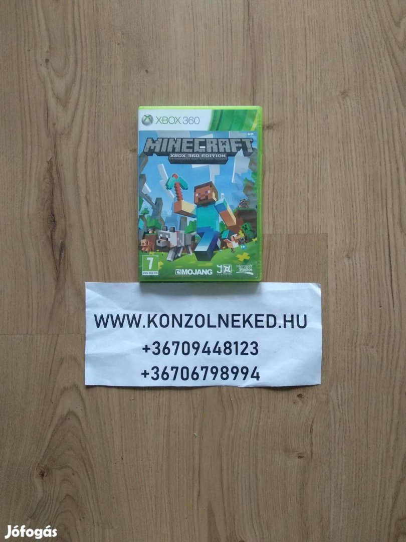 Minecraft eredeti Xbox 360 játék