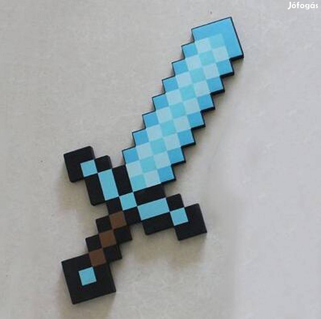 Minecraft gyémánt kard 60 cm Új Készleten számlával