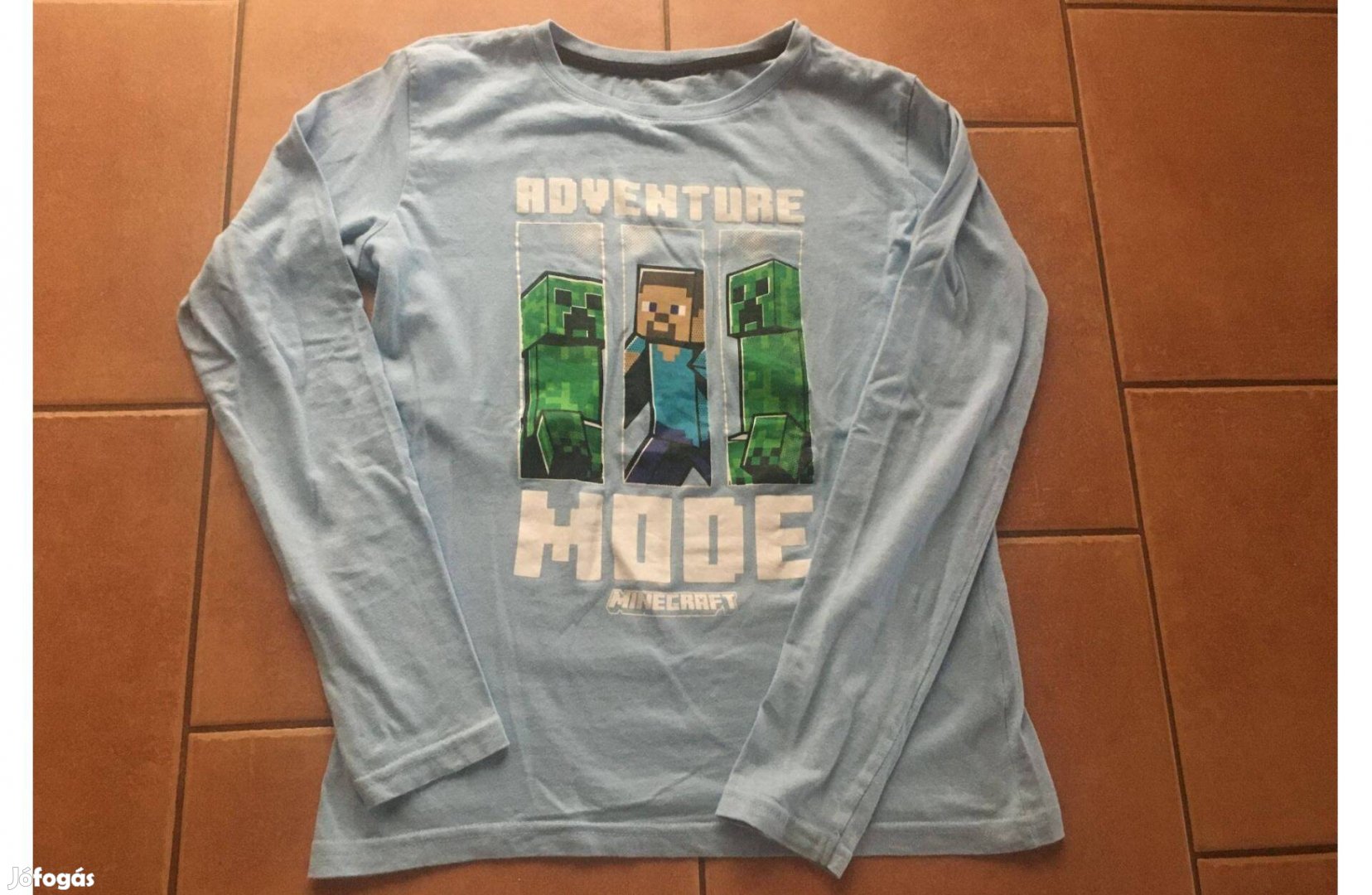 Minecraft hosszú ujjú felső! 140-146