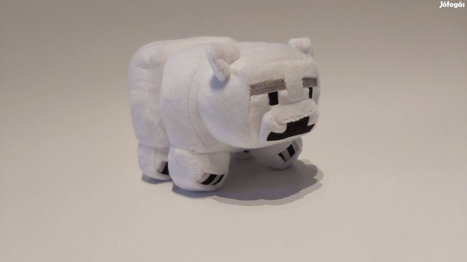 Minecraft jegesmedve plüss 18cm Új számlával készleten