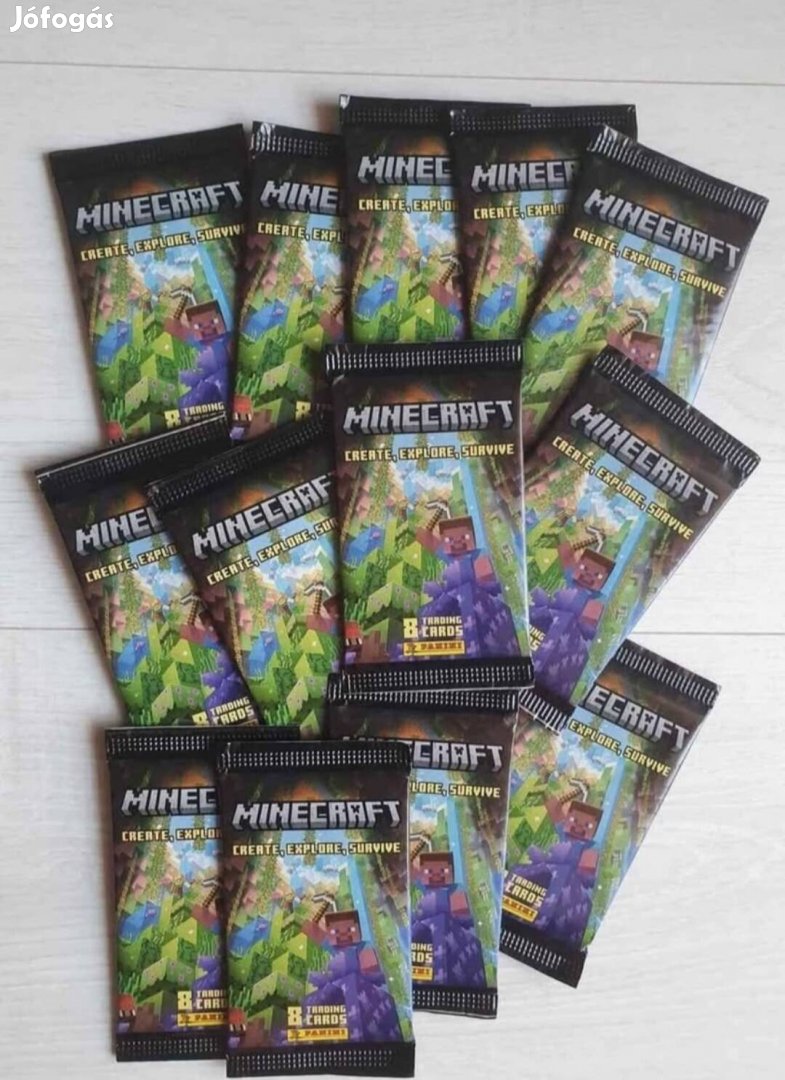 Minecraft kártya csomagok,2024-es széria