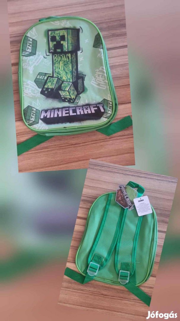 Minecraft mintás ovis hátizsák
